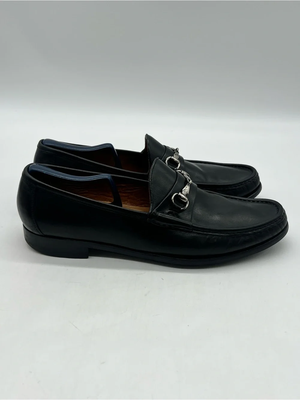 Allen Edmonds Lucca Men’s 11.5B Black Leather Horsebit Loafers Dress Shoes